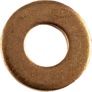 RONDELLE IN RAME PER INIETTORE, 50 PZ.(16,0 X 7,5 X 1,7MM)