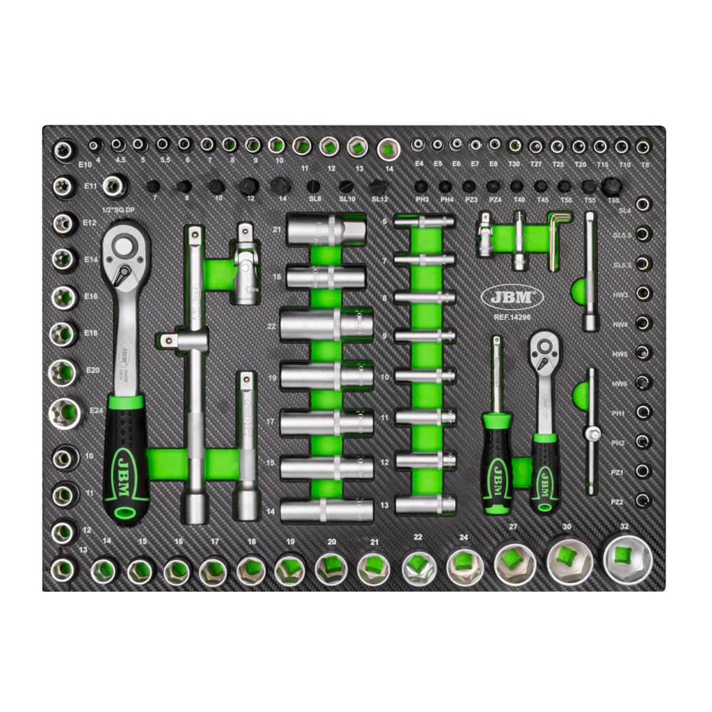 SET DI 4 MODULI DI UTENSILI IN CARBONIO EVA