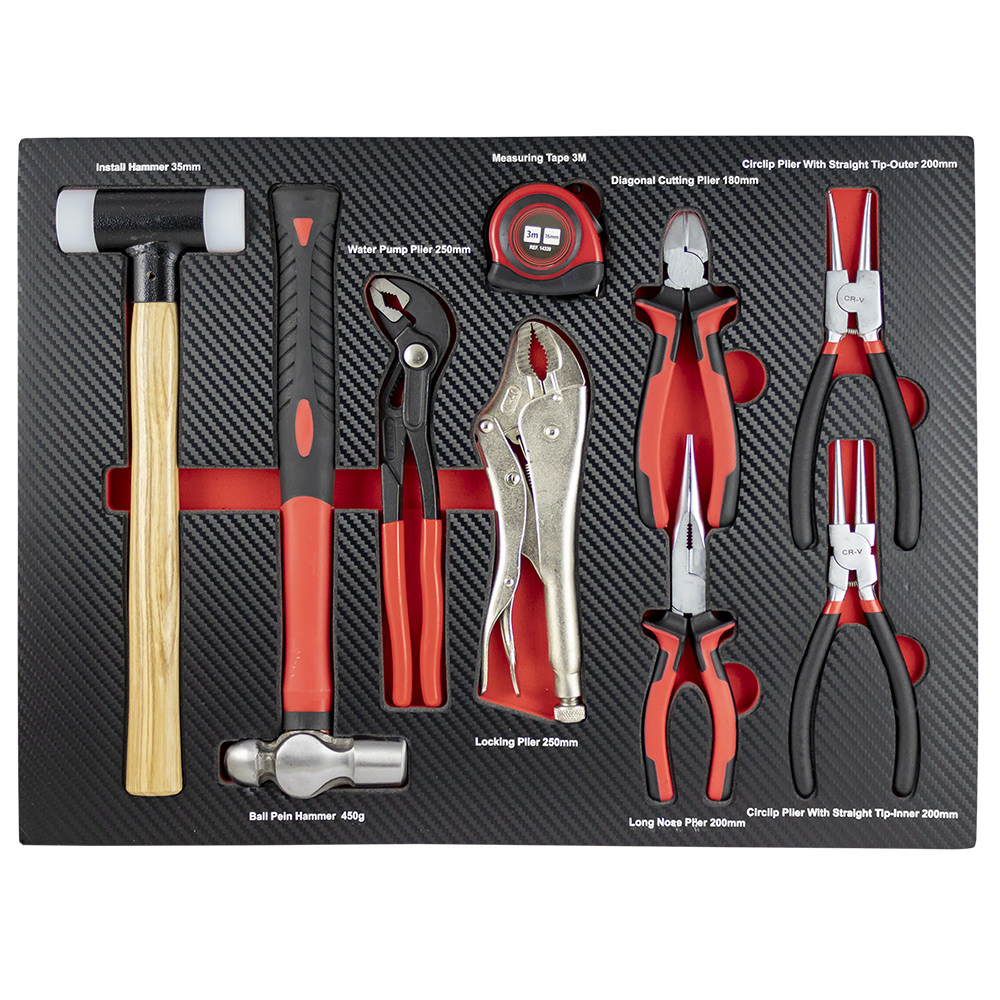 SET DI 4 MODULI IN CARBONIO EVA PER STRUMENTI - ROSSO - immagine 5