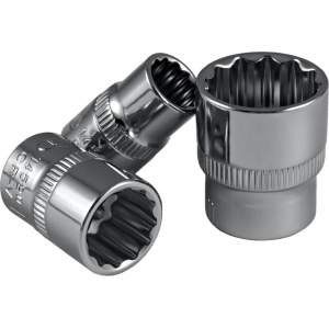 BUSSOLE POLIGONALI 3/8" , 18MM, CROMATA