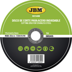 T41 DISCO TRONCATORE PER ACCIAIO INOX, 115 X 1.6MM