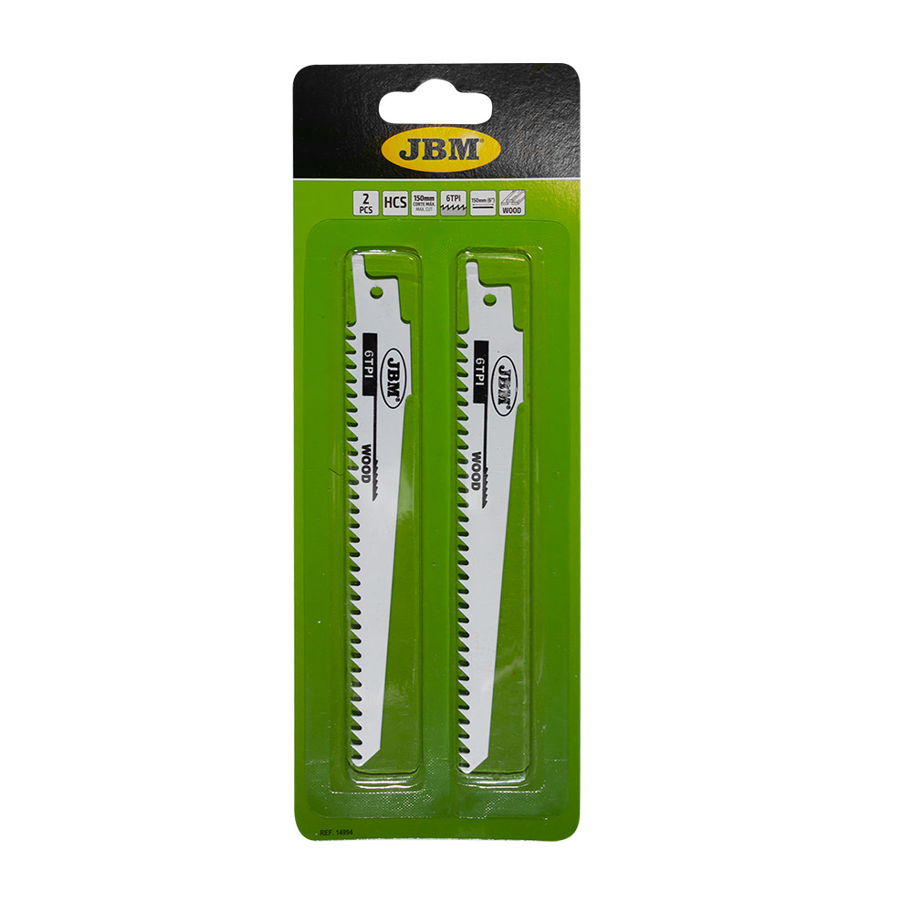 SET DA 2 PZ. DI LAME 6TPI DA 150 MM PER SEGA ALTERNATIVA PER LEGNO PER RIF. 60019 - immagine 2