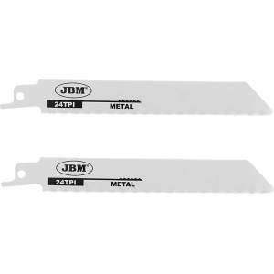 SET DA 2 PZ. DI LAME 24TPI DA 150 MM PER SEGA ALTERNATIVA PER METALLO PER RIF. 60019