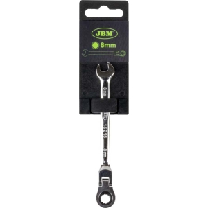 CHIAVE COMBINATA CON TESTA FLESSIBILE 8 MM - CON RIVESTIMENTO A SPECCHIO