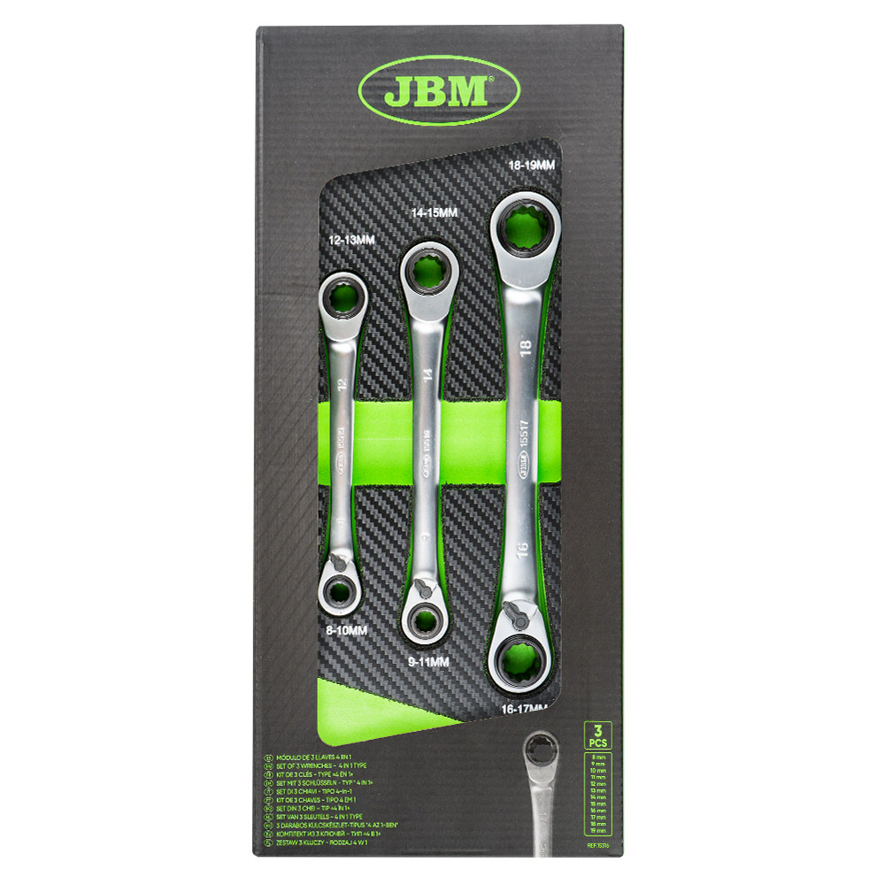 SET DI 3 CHIAVI A 72 DENTI - TIPO 4-IN-1 - immagine 2