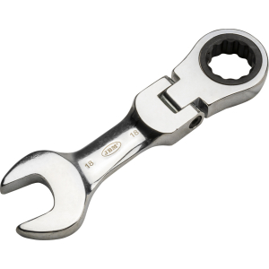 CHIAVE COMBINATA SNODATA CORTA CON CRICCHETTO - 18 MM