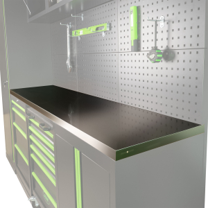 TAVOLA IN ACCIAIO INOX 2040X500MM (RIF.54327)