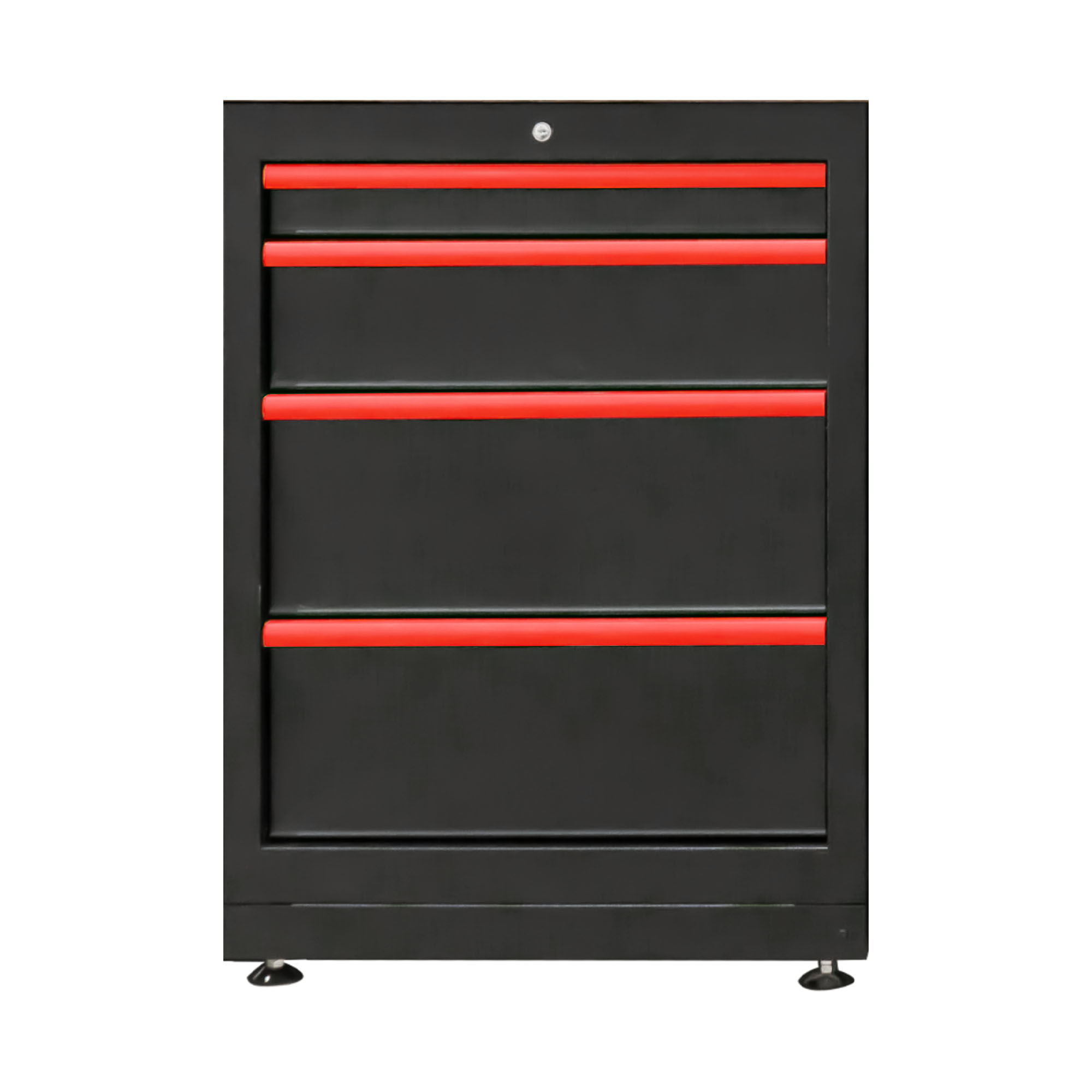 ARMADIO CON 4 CASSETTI - ROSSO