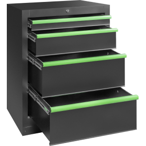CASSETTIERA FISSA CON 4 CASSETTI