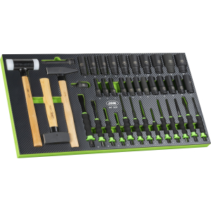 MARTELLO, SCALPELLO E SET DI CHIAVI A BUSSOLA A PERCUSSIONE