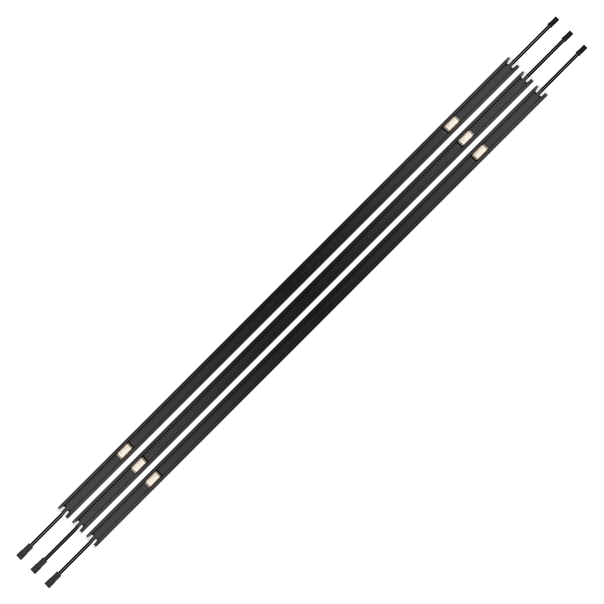SET DI 3 LUCI LED MAGNETICHE CON INTERRUTTORE PER SISTEMI MODULARI