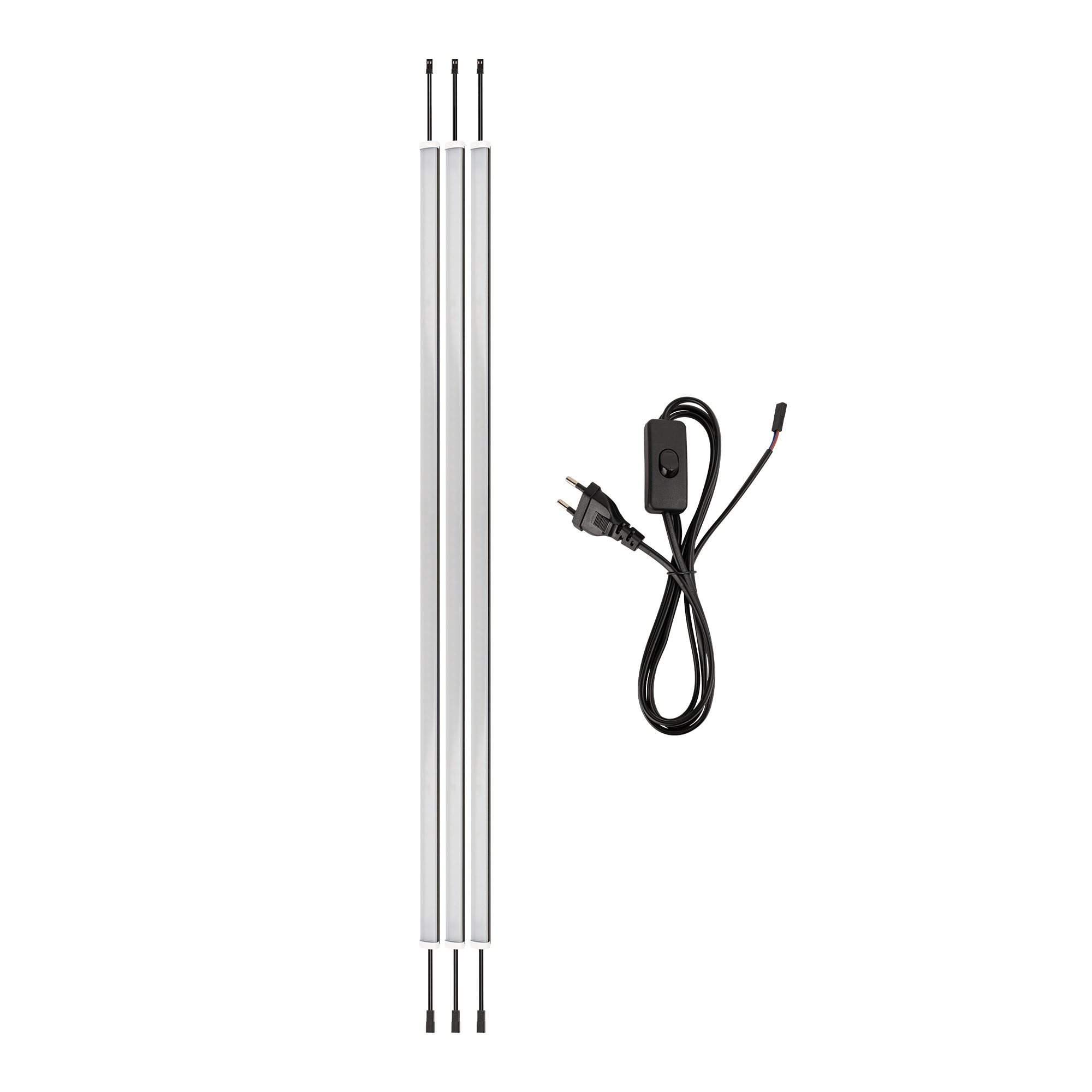SET DI 3 LUCI LED MAGNETICHE CON INTERRUTTORE PER SISTEMI MODULARI - immagine 3