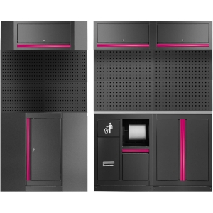 SET DI MANIGLIE PER SERIE 518 - ROSA