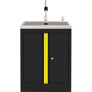 SET DI MANIGLIE PER ARMADIO (RIF. 18103) - GIALLO