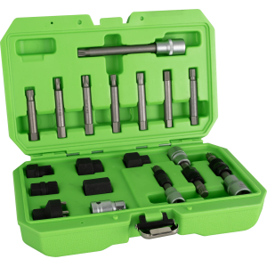 SET DI 18 PEZZI ESTRATTORE PULEGGE ALTERNATORE
