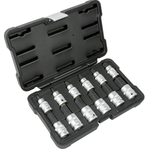 SET DI 12 INSERTI ESAGONALI 1/2"