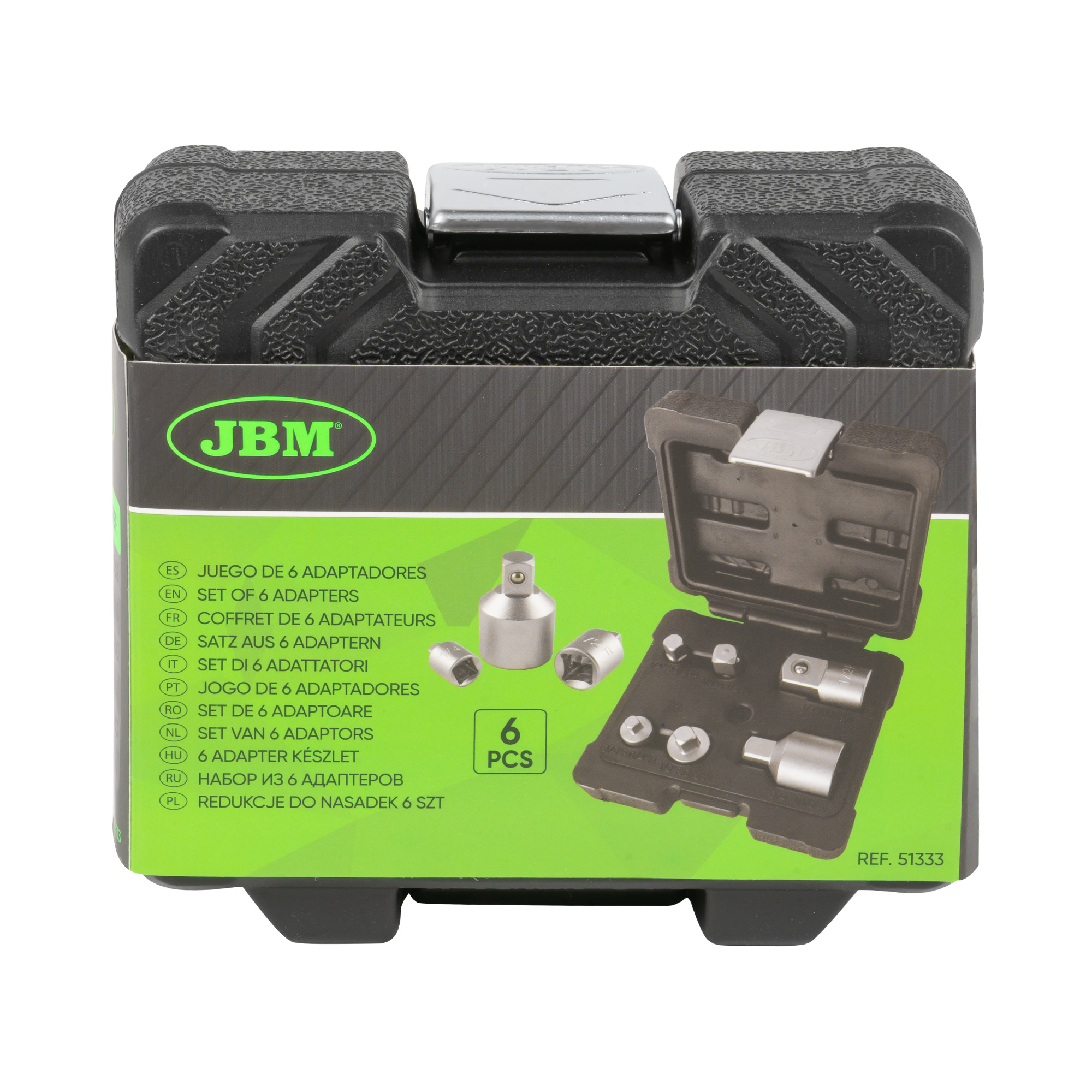 SET DI 6 ADATTATORI 1/4", 3/8", 1/2" E 3/4" - immagine 4