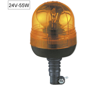 LUCE ROTANTE BASE FLESSIBILE H1 24V 70W