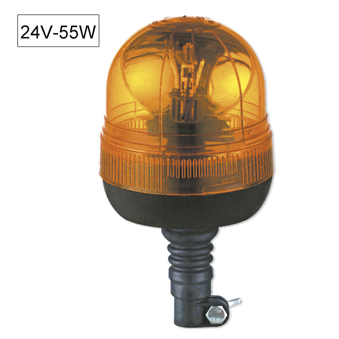 LUCE ROTANTE BASE FLESSIBILE H1 24V 70W