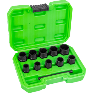 KIT DI BUSSOLE TWIST DI 3/8" PER L'ESTRAZIONE DI DADI/BULLONI DI SICUREZZA