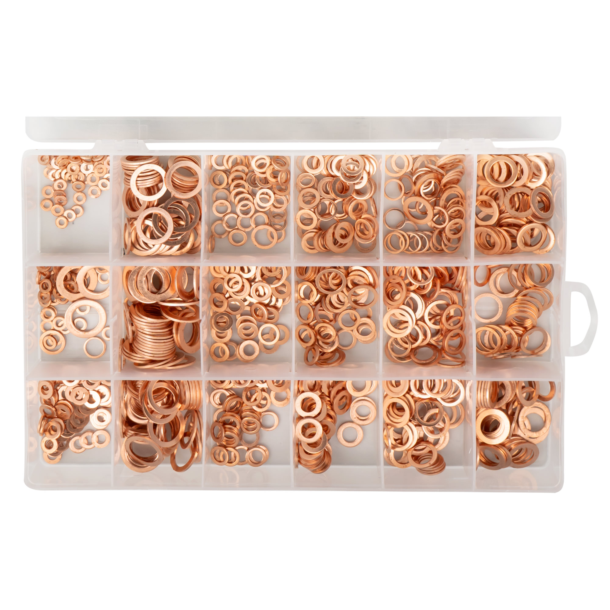 SET DI RONDELLE IN RAME 900 PZ