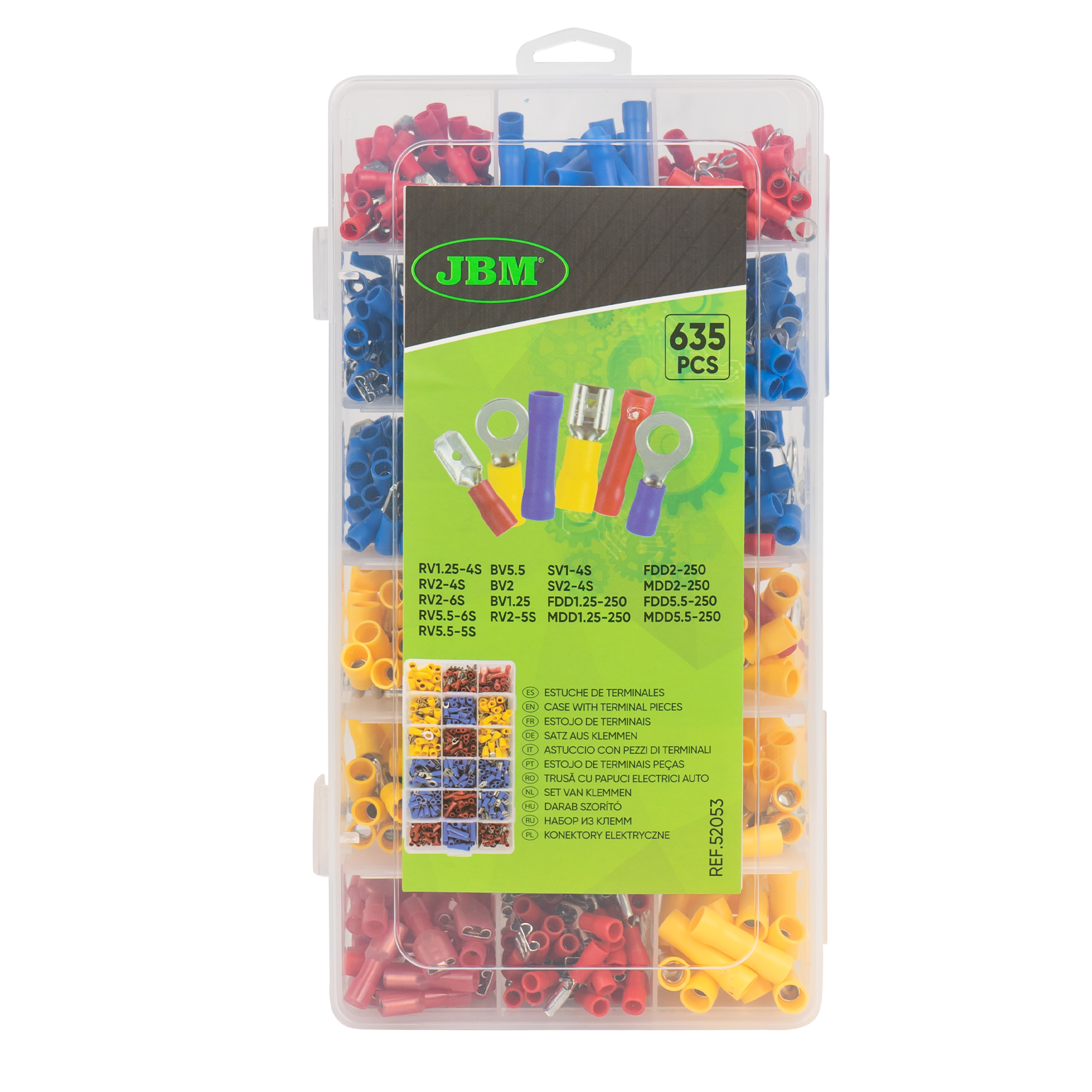 ASTUCCIO CON 635 PEZZI DI TERMINALI - immagine 2