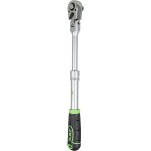 CRICCHETTO ESTENDIBILE 1/2" 350-490MM CON TESTA ARTICOLATA A 72 DENTI