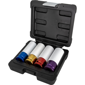 SET DI 4 BUSSOLE PNEUMATICHE DA 1/2” LUNGHE RIVESTITE