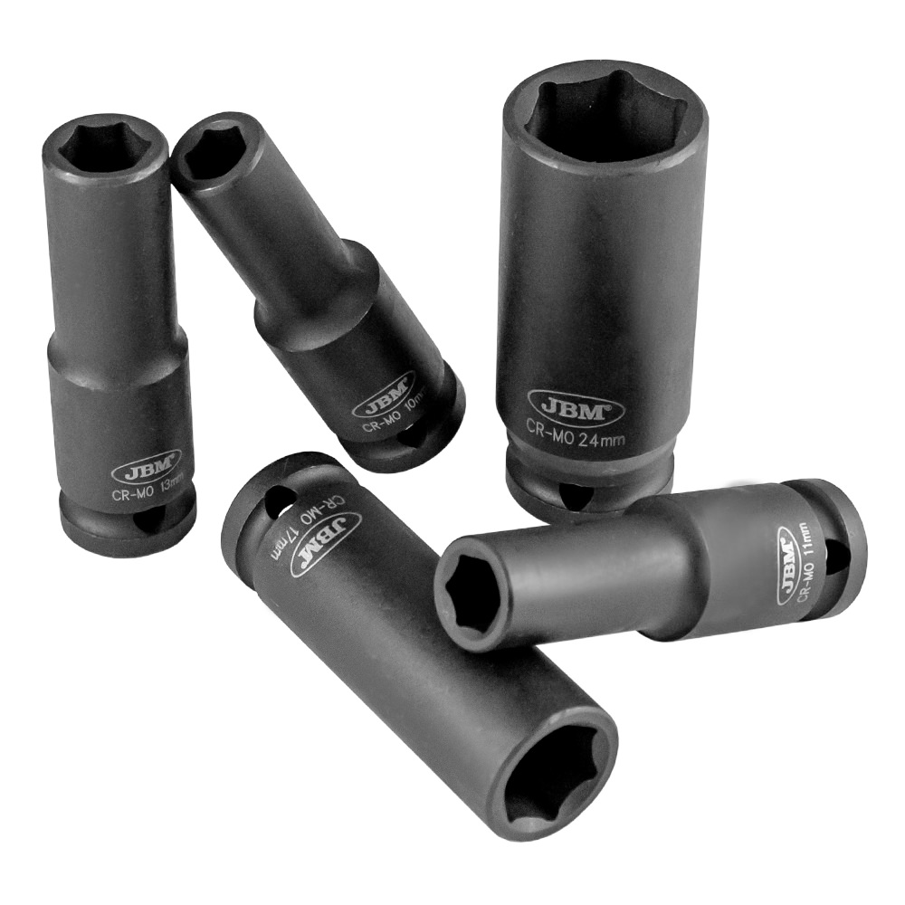 SET DI 11 BUSSOLE PNEUMATICHE 1/2" ESAGONALI - immagine 3