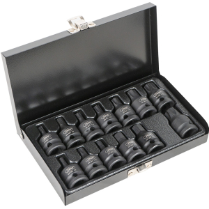 SET DI 13 INSERTI PNEUMATICI 1/2” ESAGONALI E TORX