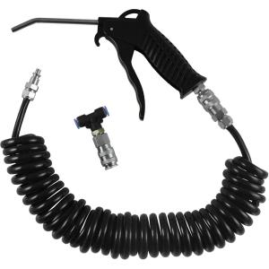 PISTOLA AD ARIA COMPRESSA + TUBO SPIRALATO DA 3/8" LUNGHEZZA 5M