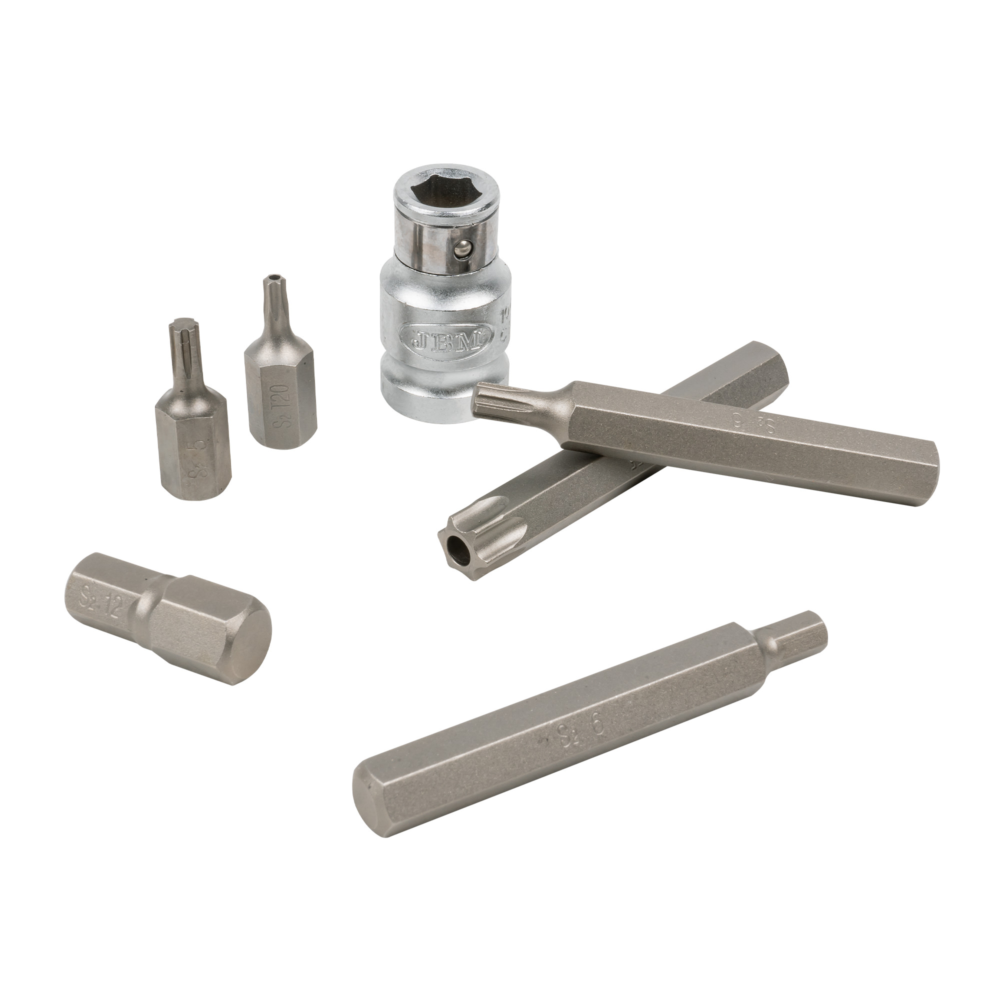 VALIGETTA DI 75 PEZZI CON INSERTI ESAGONALI, XZN, RIBE, TORX E TORX INVIOLABILI 1/2" E 3/8" - immagine 6