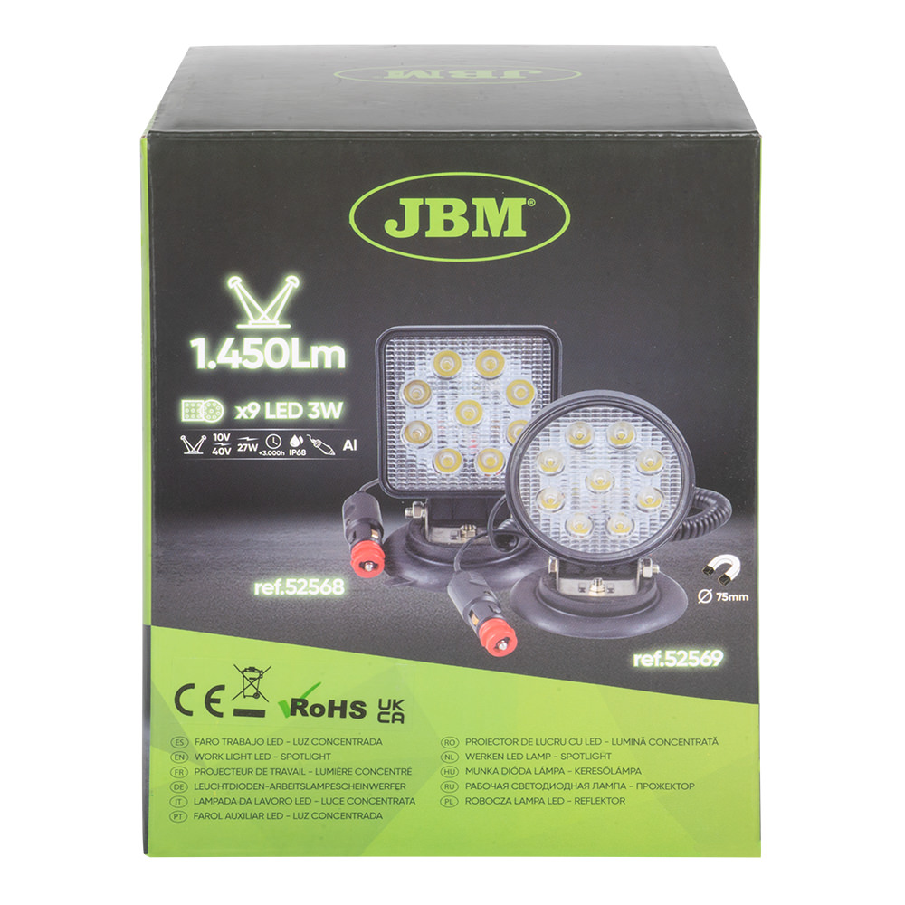 FARO LED DA 1450LM - QUADRATO - immagine 2