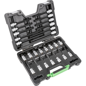 VALIGETTA DI 26 PEZZI CON INSERTI A 12 DENTI 1/2"