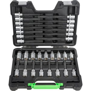 VALIGETTA DI 30 PEZZI CON INSERTI ESAGONALI 1/2"