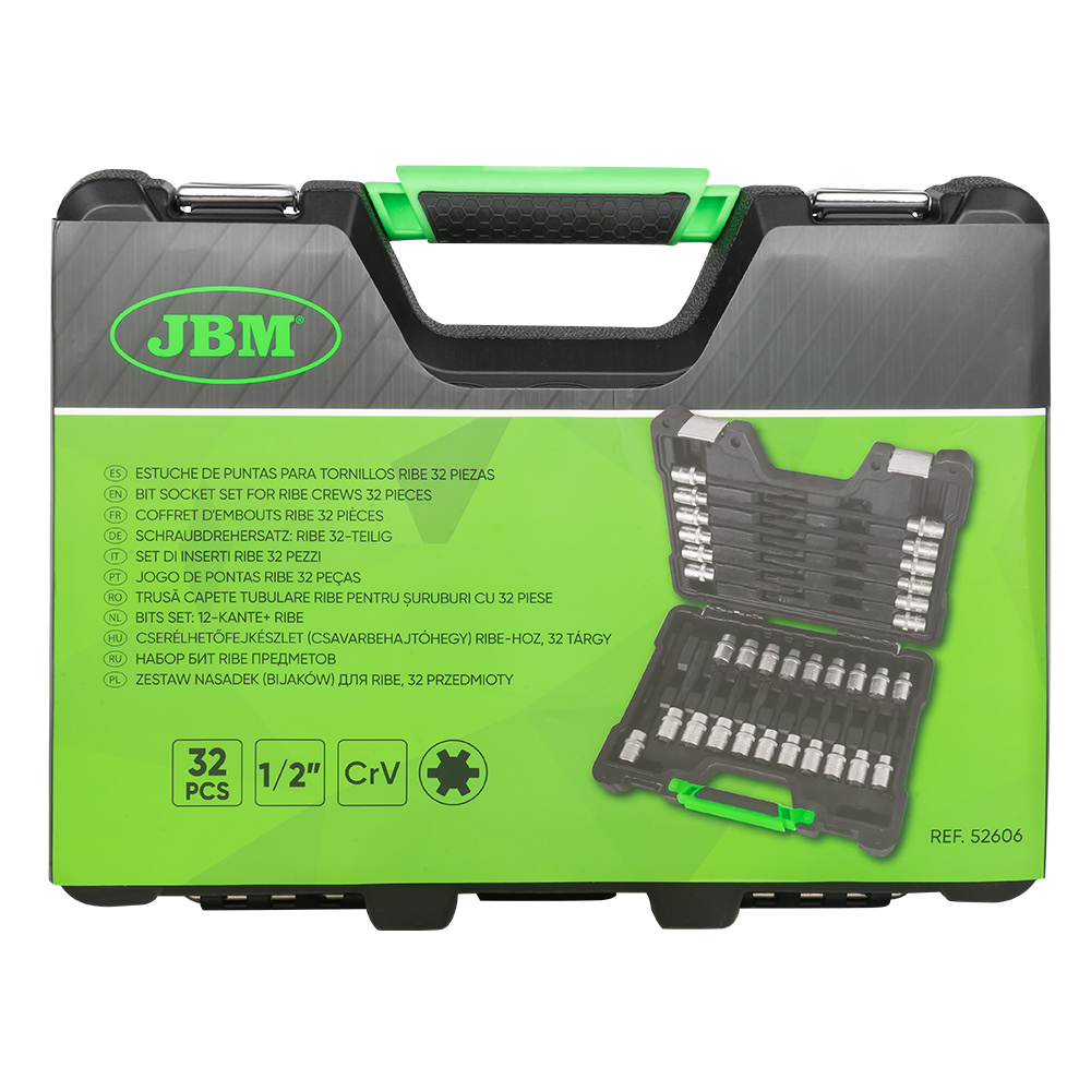 VALIGETTA DI 32 PEZZI CON INSERTI RIBE 1/2" - immagine 4