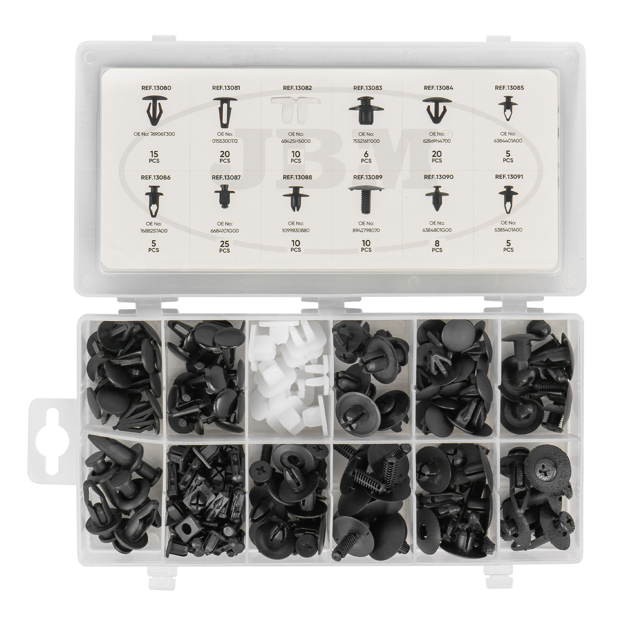 ASSORTIMENTO CLIP DI FISSAGGIO PER NISSAN 139 PEZZI