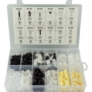 ASSORTIMENTO CLIP DI FISSAGGIO PER PEUGEOT / CITROEN 345 PEZZI