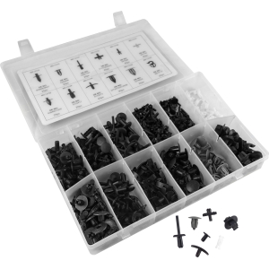 ASSORTIMENTO CLIP DI FISSAGGIO PER VOLVO 350 PEZZI