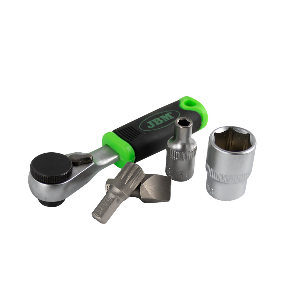 MINI SET DI 37 INSERTI E BUSSOLE CON CRICCHETTO 1/4" - immagine 6