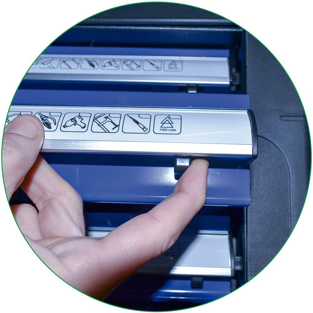 CARRELLO A 6 CASSETTI - BLU - immagine 4