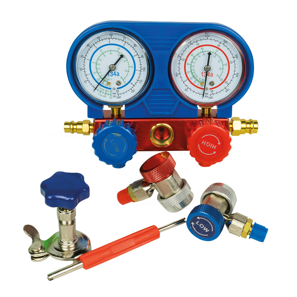 SET DI VERIFICA, RIEMPIMENTO E SVUOTAMENTO PER SISTEMI A/C - COMPATIBILE CON R134A - immagine 5