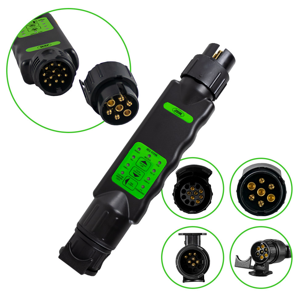 TESTER DELLE LUCI DEL RIMORCHIO 7/13 POLI - immagine 2