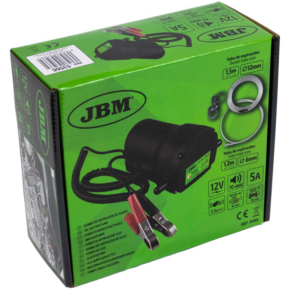 POMPA DI ASPIRAZIONE OLIO - 12V - immagine 4