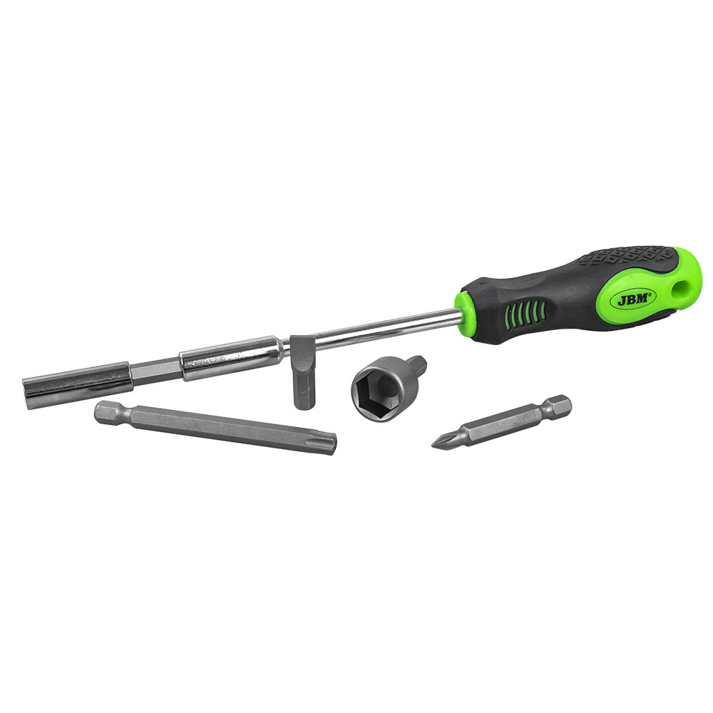 VALIGETTA DI 208 PEZZI CON INSERTI 1/4" E ADATTATORE PER CACCIAVITE - immagine 5