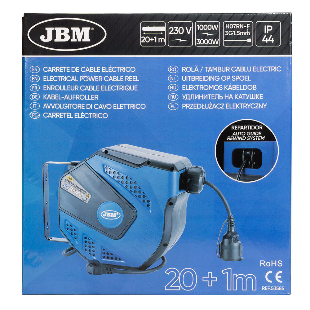 AVVOLGICAVO ELETTRICO 21M - BLU - immagine 4