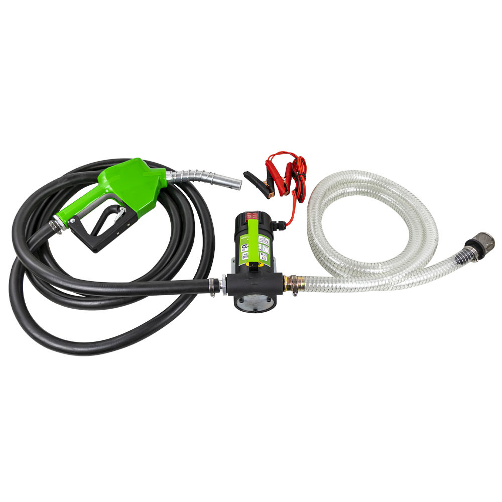 POMPA DI DISTRIBUZIONE GASOLIO CON PISTOLA (12V)