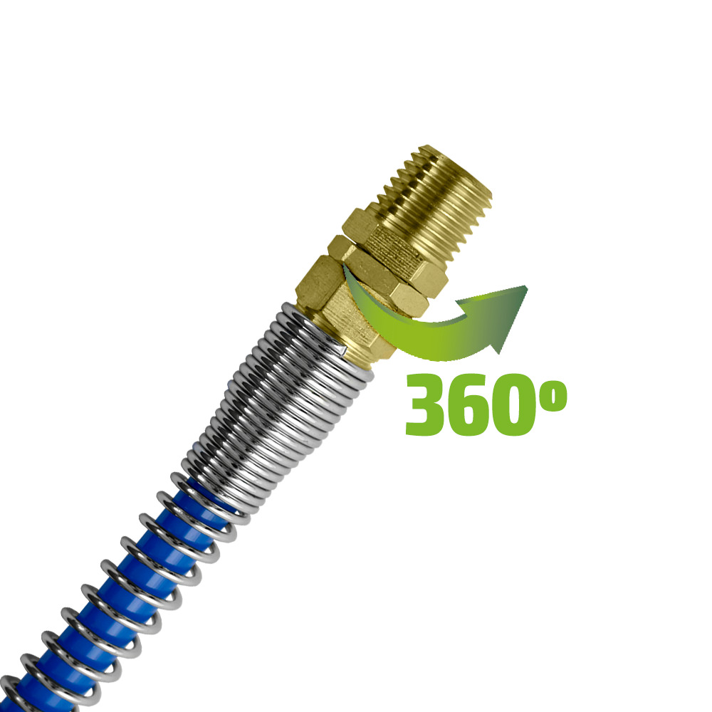 TUBO FLESSIBILE A SPIRALE PER ARIA - 15 M - immagine 2