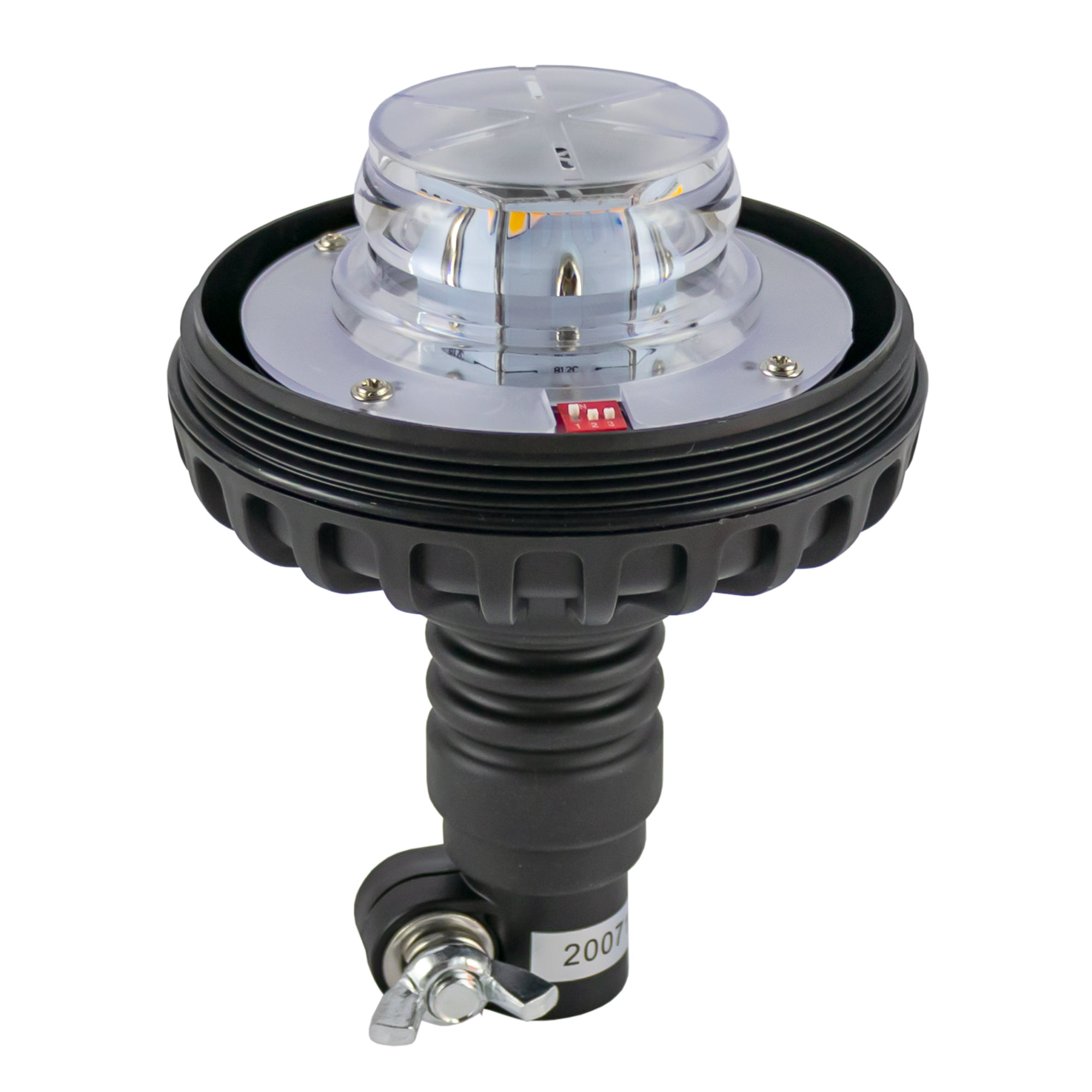 LUCE ROTANTE LED 12-24V BASE FLESSIBILE