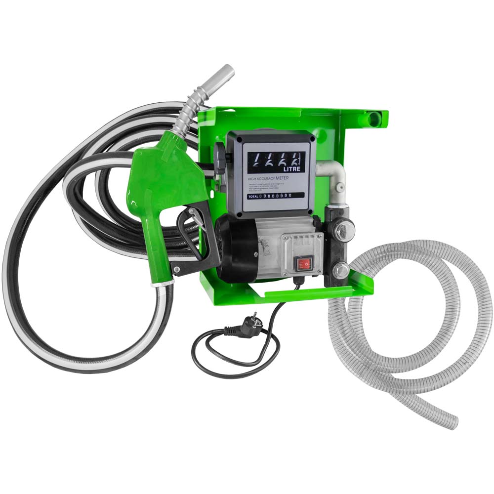 POMPA PER IL TRAVASO DEL GASOLIO CON DOSATORE E INDICATORE (200-240V)